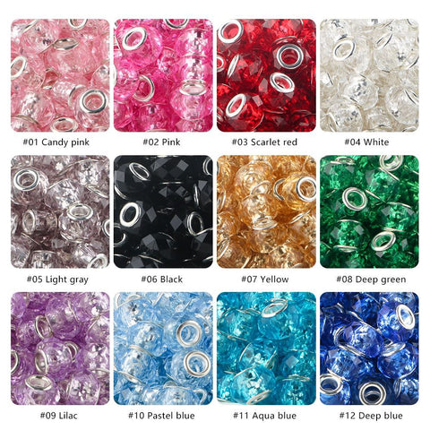 Crystal Spacers 12MM